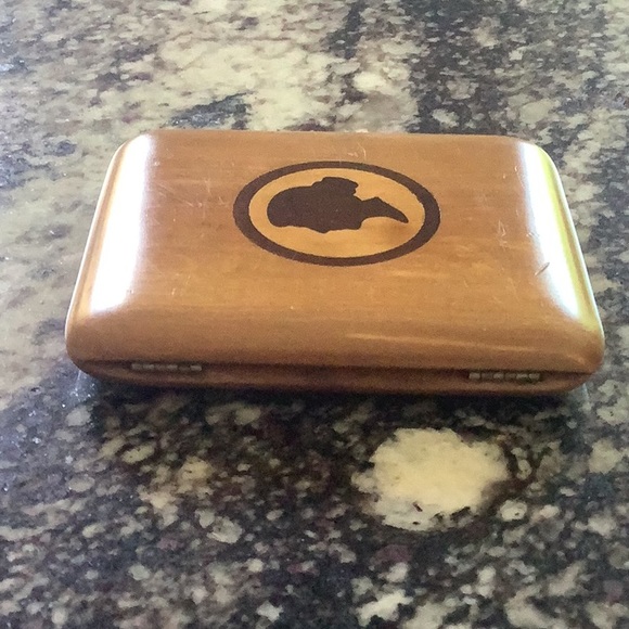 Vintage small hinged box, wood inlay, made in Germany - Picture 4 of 13